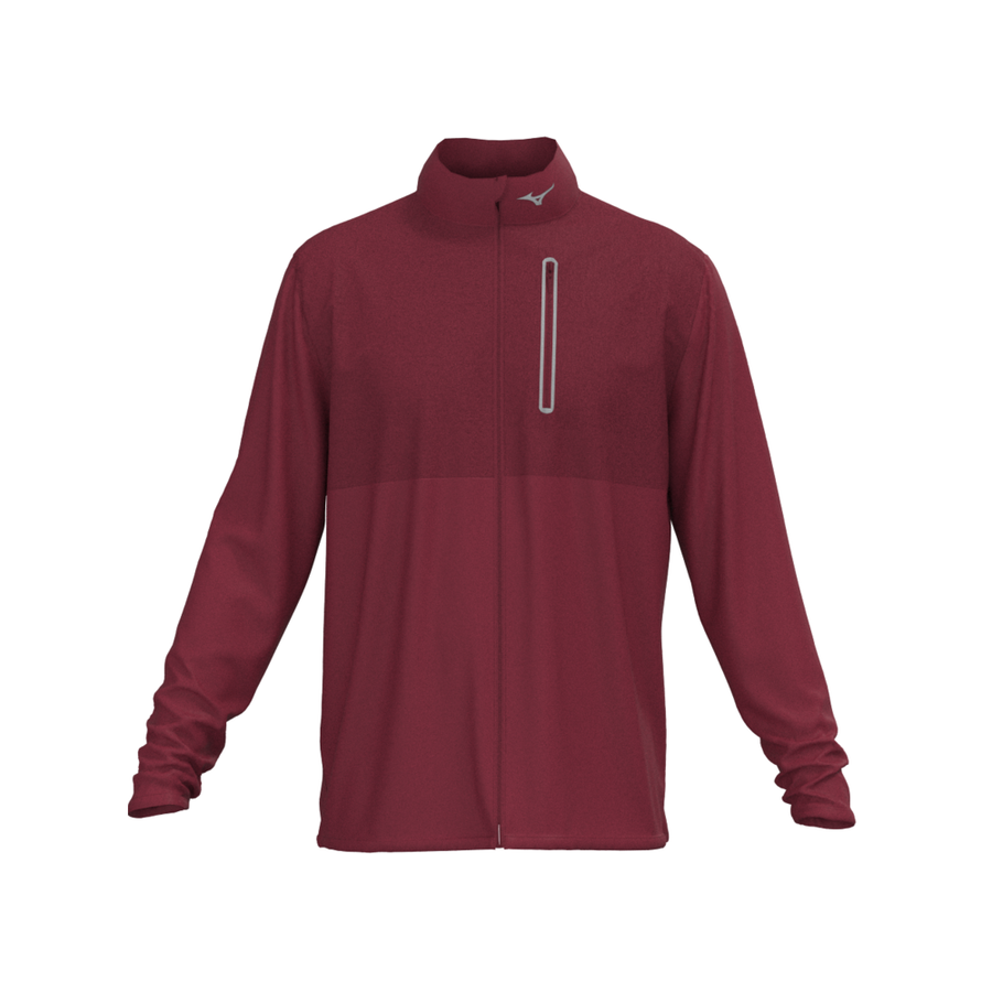 Mizuno Mizuno Melange Reflect Jacket Burgundy